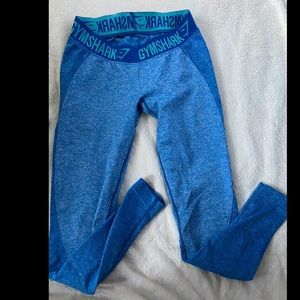 Gymshark Women Blue Flex Leggings- Medium